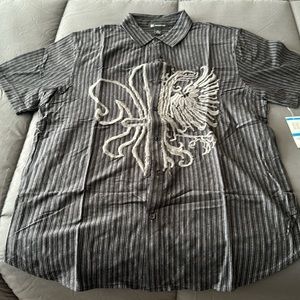 Men’s short sleeve button down shirt